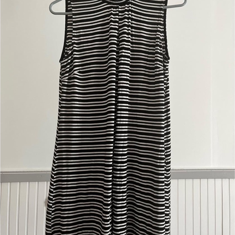 Speechless Black and White Sheath Midi Dress womens sz med